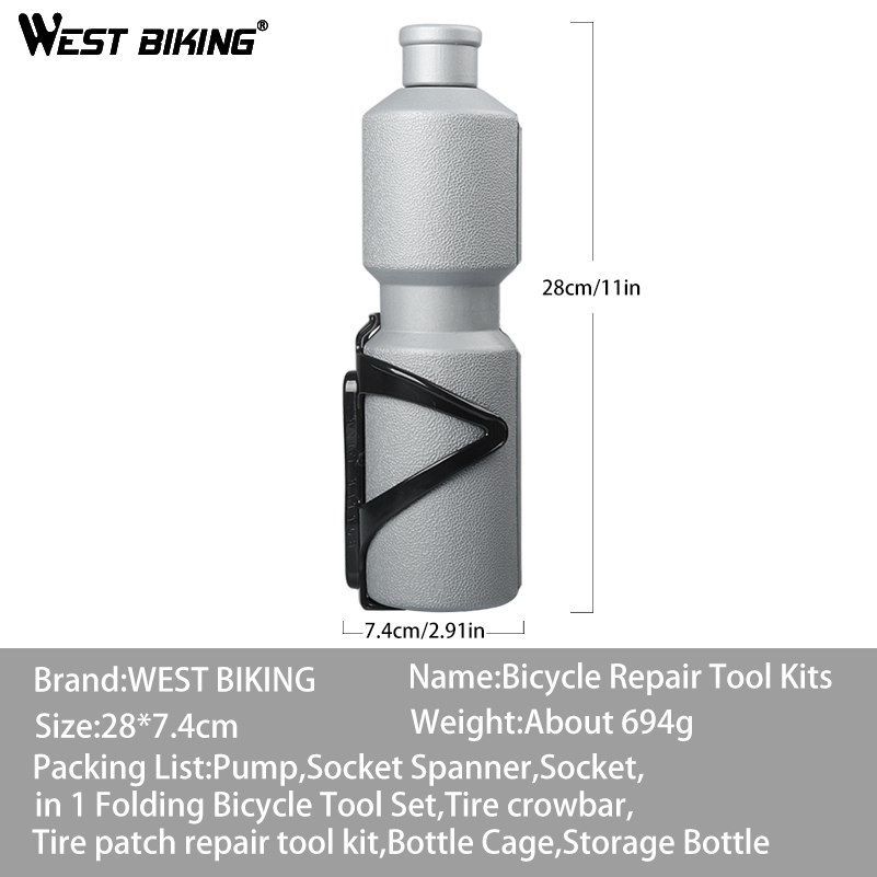 WEST BIKING-Kit d'outils de cyclisme, capsule d'application de